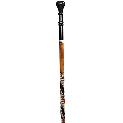 Smooth Wooden Knob Walking Stick