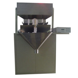 Semi Automatic Weigh Filler Machine - Stainless Steel Body , Ideal for Weighing Rice, Pulses, Tea, Coffee Beans, And More