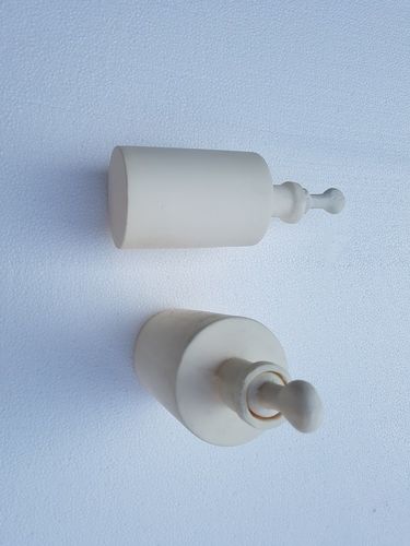 Ceramic Parts Alumina Crucible Bottle Shape