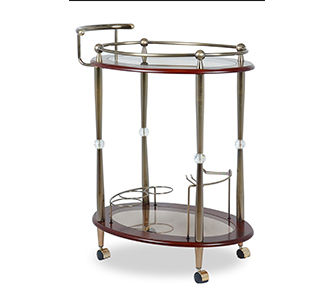 Customized Bar Trolley Bronze