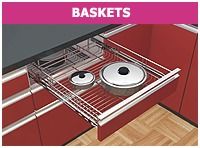 SS Kitchen Baskets