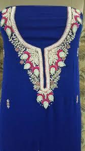 Blue Color Neck Design Ladies Kurtis