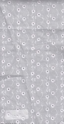  Cotton Cambric Embroidered Bleach Chicken Fabric (DN-29)