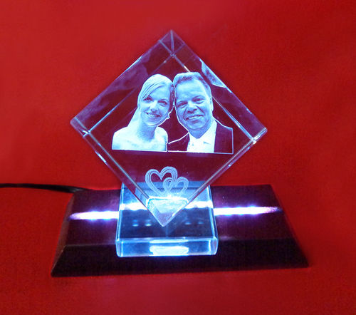 Photo Frame Cc 3D Crystal