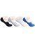 Men'S Cotton Spandex Multicolor Loafer Socks Pack Of 4 Elasticity: Middle