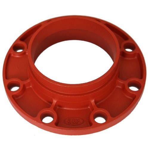 Threaded Flange - Iron Material, 2 to 12 Inch Sizes, Red Color - Round Shape, Female Connection, Painted Surface Treatment, BS Standard