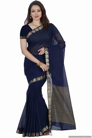 Black Chiffon Saree