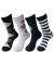 Men's International Classic Design Bonjour Cotton 4 Pair Full Length Socks (43-46 Cm)