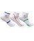 Quick Dry Mens Cotton White Secret Length 3 Pair Sports Socks 