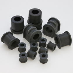 Rubber Bushes - Solid Natural Rubber, Black | High Strength, Durable, Dimensionally Precise, Crack Proof, Optimal Flexibility, Longer Purposeful Lifespan