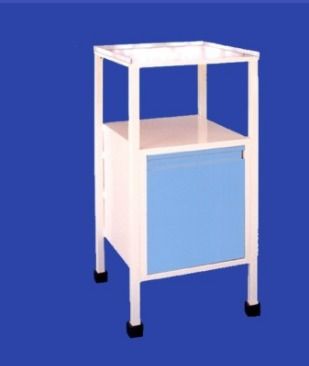 Hospital Bed Side Locker SS Top