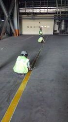 Yellow Line Marking By YASH DECORS