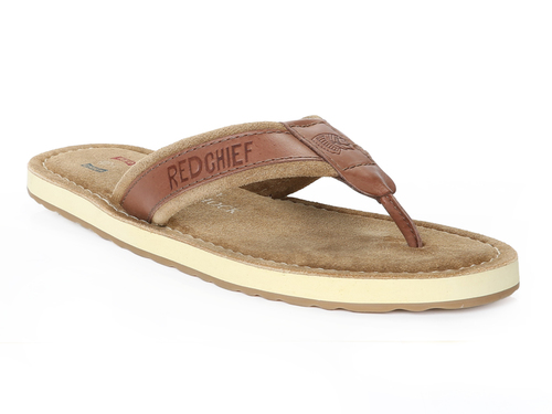 redchief men's leather slippers