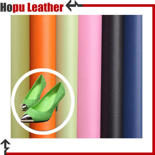 Conventional Color Finished Pu Leather For Shoes Upper Leather Lining