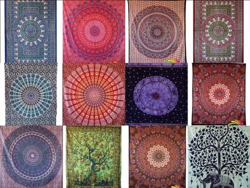 Indian Mandala Printed Wall Hanging Tapestry