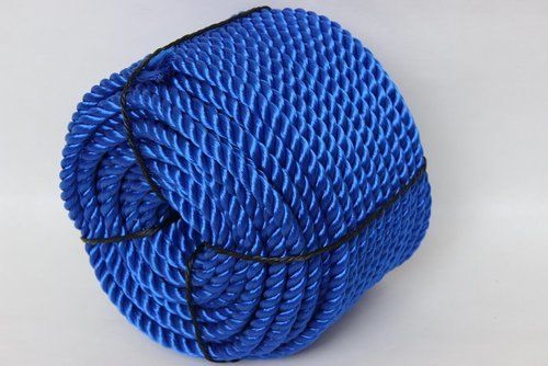 Blue Twisted Plastic Rope