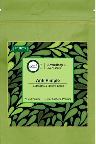 Forest Botanicals Anti Pimple Exfoliater And Renew Scrub For Clear And Brightening Skin