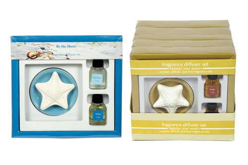Natural Star Fish (b - 12) Table Fragrance Diffuser Sets