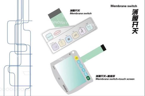 Waterproof Ip66 Membrane Switch Keyboard