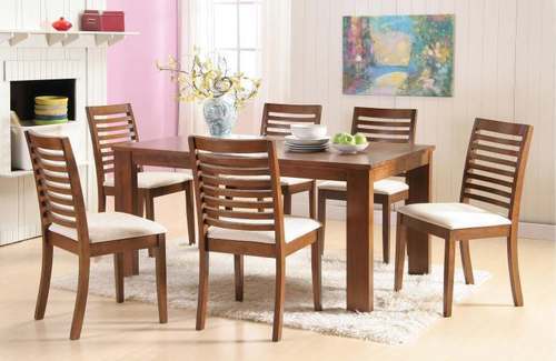 6 Seater Bamboo Dining Table