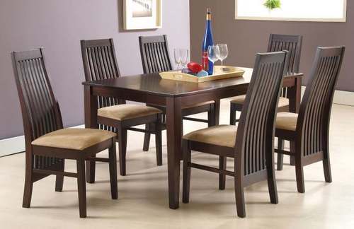 6 Seater Teak Wood Dining Table