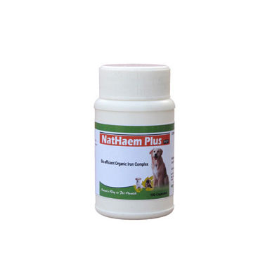 Nathaem Plus Pet Capsules & Syrup - Bio-Efficient Organic Iron Complex
