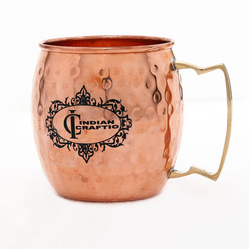 Pure Copper Hammered Luxury Beverage Mug