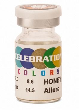 Celebration Honey Color 3 Tone Contact Lens (1 Lens Box)