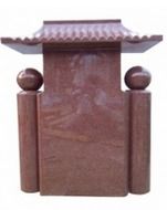 Pagoda With Pillar - Granite Monument Size: As Per Client'S Requirements