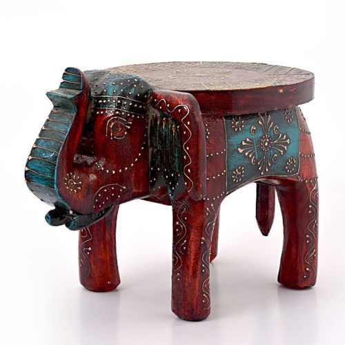 Eco-Friendly Designer Wooden Elephant Stool