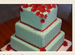 Valentines Day 3-Tier Chocolate Wedding Cake