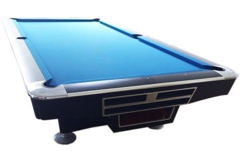 American Pool Table - Mahogany Melamine Finish | Ball Collector System, Elegant Design