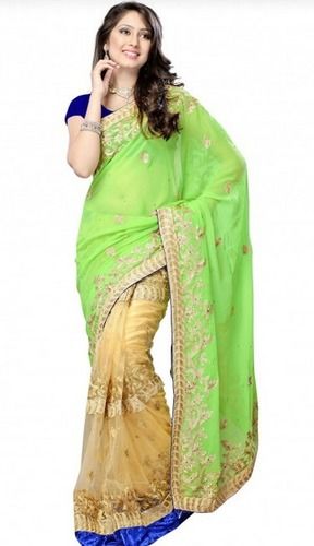 Latest Designer Heavy Border Work Saree