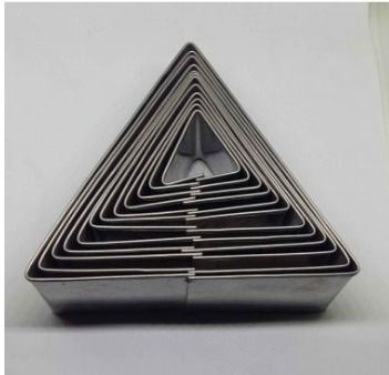 Aluminum Alloy Triangle Cookie Cutter