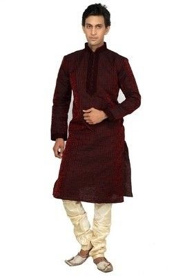 Mens Churidar Suits - Lightweight Cotton Blend, Sweat Absorbing Fabric | Attractive Color Combinations, Easy To Wash, Comfortable Fit, Excellent Texture