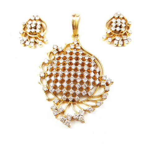 Diamond Pendent Set 11169