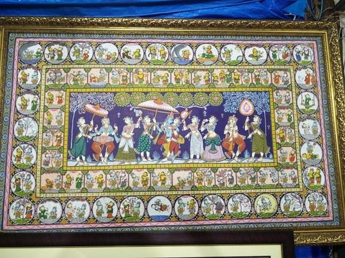 Pattachitra Painting On Silk and Canvas