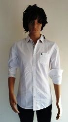 Men'S Plain White Shirts