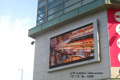 Rectangle P10 RGB LED Sign Board at Rs 6,500 / Square Feet in Kolkata