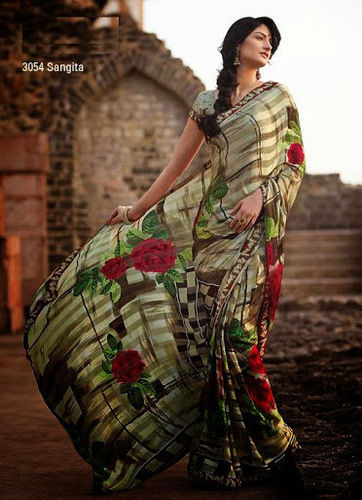 Printed Saree