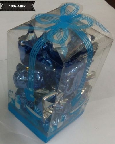 Square Blue Box Chocolates