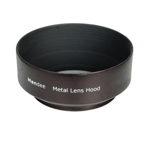 White Metal Lens Hood