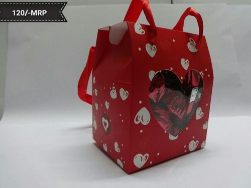 Red and White Heart Chocolate Box