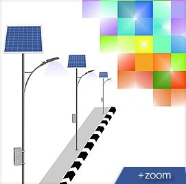 Plastic Solar Led Street Lights