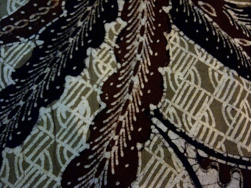 Handwriting Batik Fabric With Natural Dyes