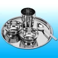 S.S. Plate And Bowls