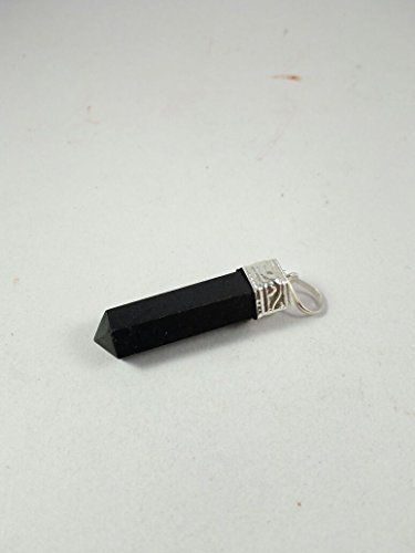 Black Tourmaline Point Pendants