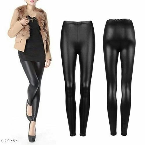 Metal Leather Jeggings