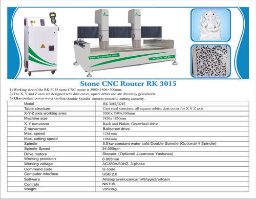 Stone Engraving Cnc Router Applicable Material: Plywood