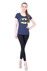 Cotton Women'S Batman Graphic Print T Shirt